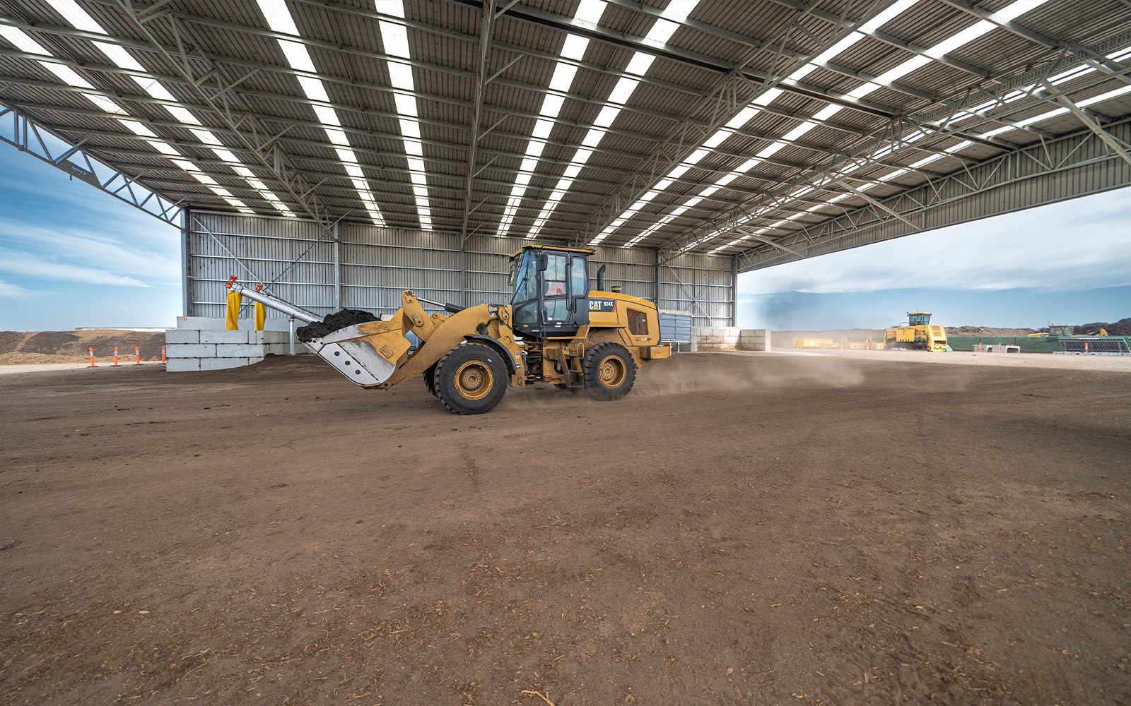 Geelong Council bulk storage shed